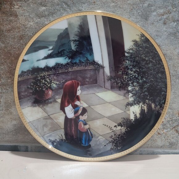 Enesco Precious Moments A Prayer Answered A Promise Kept Decorative Plate The Ha - Picture 1 of 12